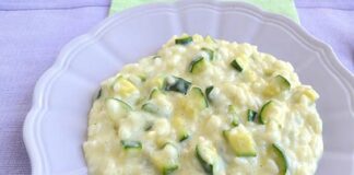 Risotto aux courgettes et fromage Weight Watchers
