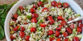 Salade de couscous aux légumes Weight Watchers