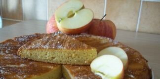 Gâteau aux pommes sans matière grasse