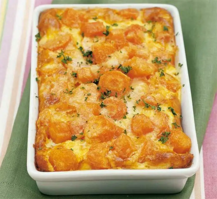 Clafoutis carottes Weight Watchers