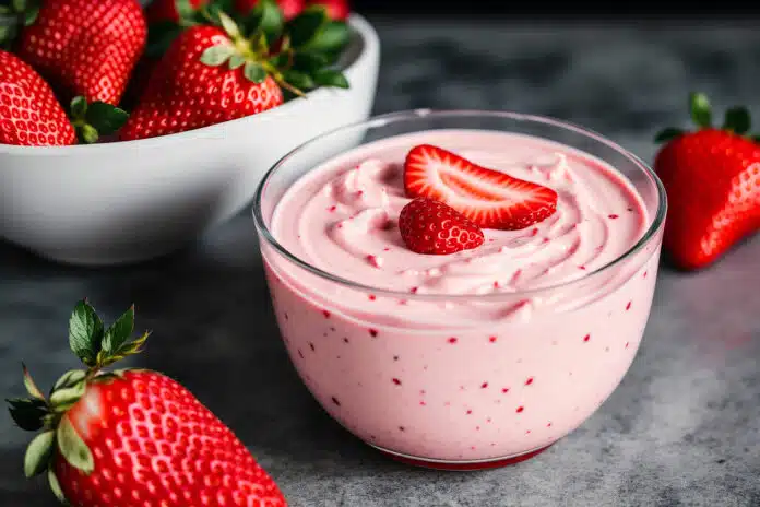 Mousse de fraise