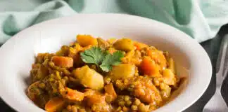 Curry de Lentilles et Patate Douce
