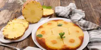 Gâteau Renversé Ananas et noix de coco