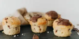 muffins sablés fourrés au chocolat